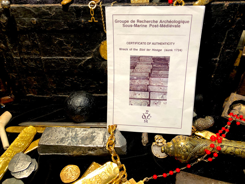 Dutch East India Trading Co. 1724 Silver Bar Slot Tea Hooge Shipwreck 9