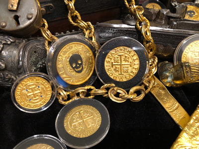 Replica Shipwreck Treasure Gold Pirate Coin: Peru 1708 "Royal" 7