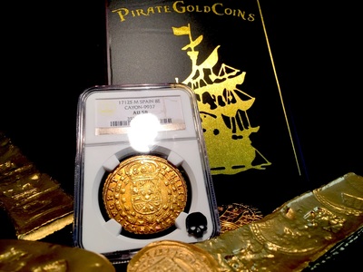 Spain 8 Escudos 1712 "Only 1 Known for Variety"  NGC 58 8