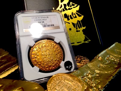 Spain 8 Escudos 1712 "Only 1 Known for Variety"  NGC 58 11