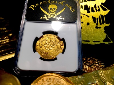 Spain 2 Escudos 1556-98 "Full Crown- Square D to Left"  NGC 62 9