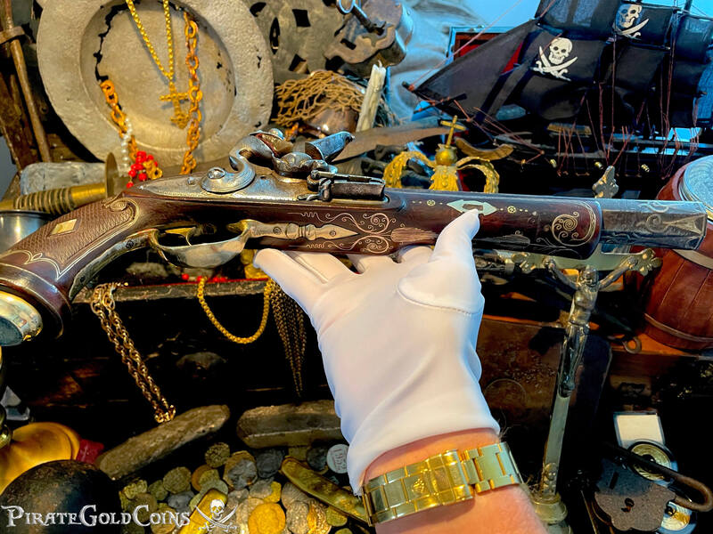 Authentic 1715 Fleet Shipwreck Ring (Bronze) Size 6 Pirate Gold Coins 10