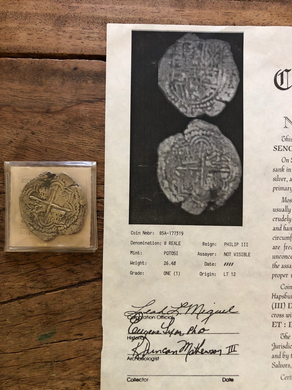 Bolivia 8 Reales ND "Atocha 1622 Shipwreck" w/ COA 3