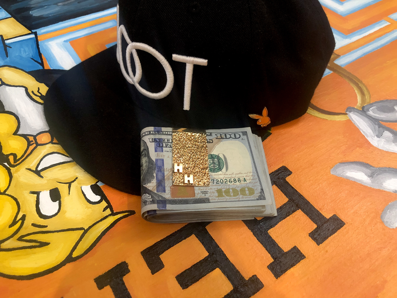 Hugh Hefner Personal Money Clip Solid Gold Play Boy Treasures 12