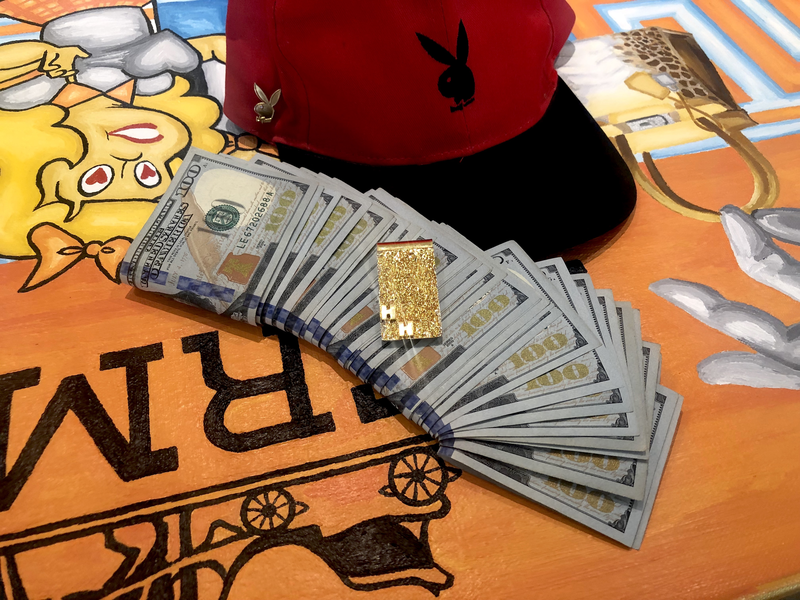 Hugh Hefner Personal Money Clip Solid Gold Play Boy Treasures 14