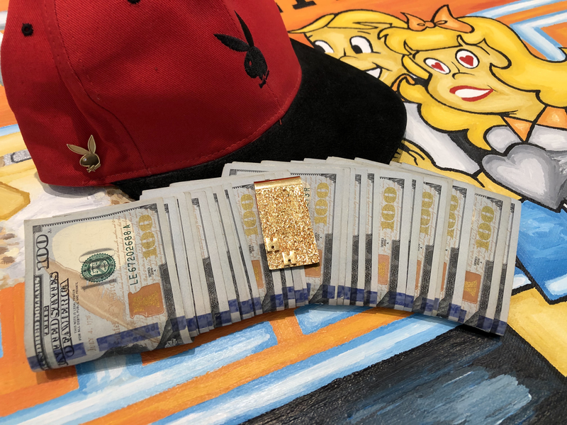 Hugh Hefner Personal Money Clip Solid Gold Play Boy Treasures 16