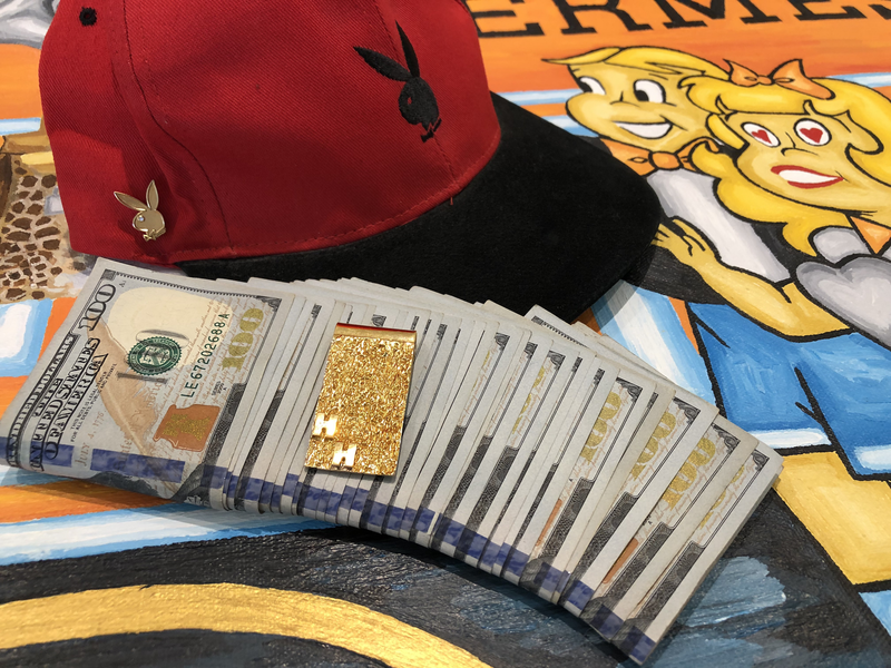 Hugh Hefner Personal Money Clip Solid Gold Play Boy Treasures 17