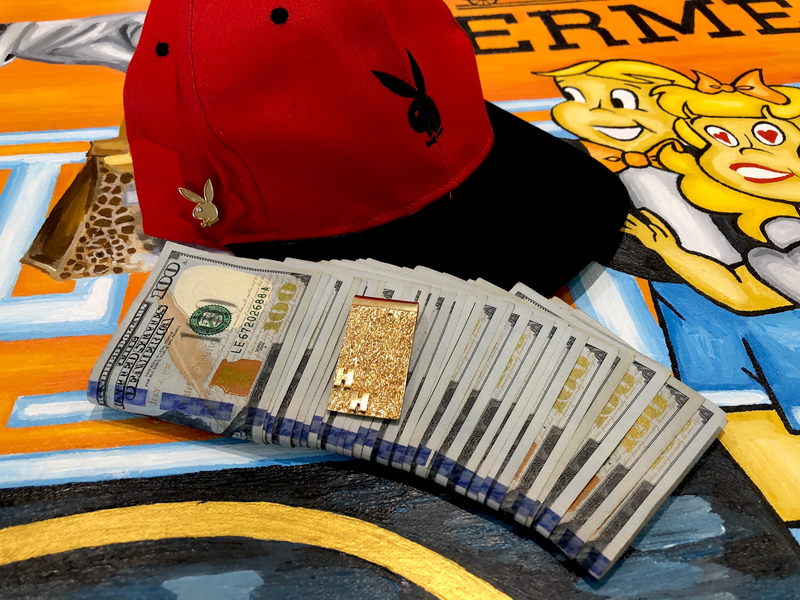 Hugh Hefner Personal Money Clip Solid Gold Play Boy Treasures 9