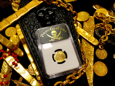 Spain 1 Escudo 1590 "Full 4 Digit Date" NGC 53 Pirate Gold Coins 6