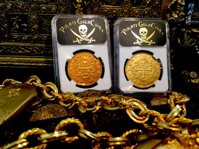 Spain  8 Escudos  1715  "Only 1 Known- Year of the Fleet"  NGC 50 13