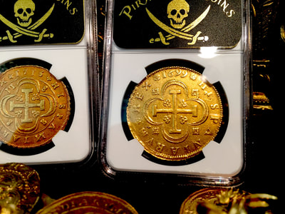 Spain  8 Escudos  1699  "Only 3 Known! Charles II"  NGC 45 10