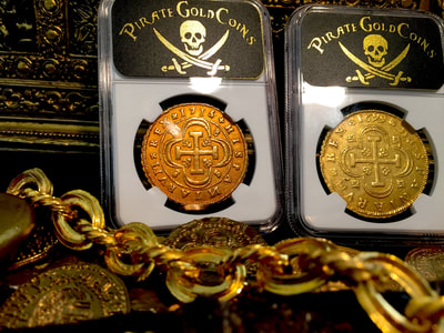 Spain  8 Escudos  1715  "Only 1 Known- Year of the Fleet"  NGC 50 17