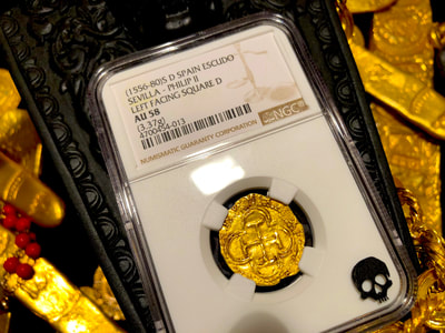 Spain 1556-80 NGC 58 1 Escudo #454-013 3