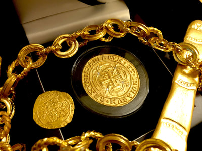 Mexico  "Royal with Diamonds"  1715 Plate Fleet Shipwreck 9