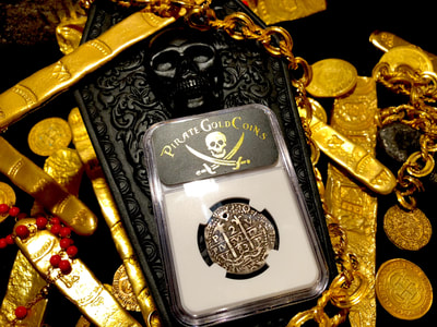 Bolivia 2 Reales 1683 "Royal Coinage" NGC VF Pirate Gold Coins 13