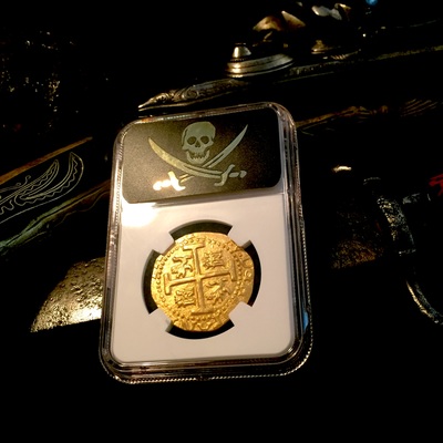 Peru 8 Escudos 1711 "1715 Plate Fleet" NGC 63 2nd Finest Known 7