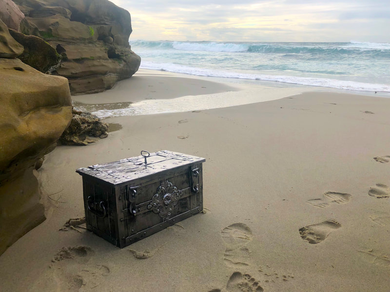 Armada Chest 1600's Nuremberg Pirate Gold Coins Treasure Chest 5