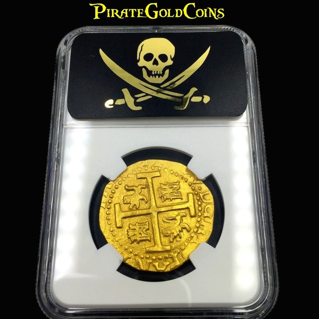 Peru 8 Escudos 1711 "1715 Plate Fleet" NGC 63 2nd Finest Known
