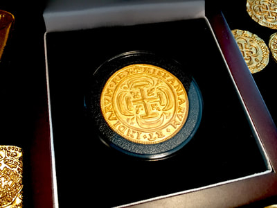 Mexico 1715 Fleet Royal Gold Electroplated Shipwreck Treasure Coin 3