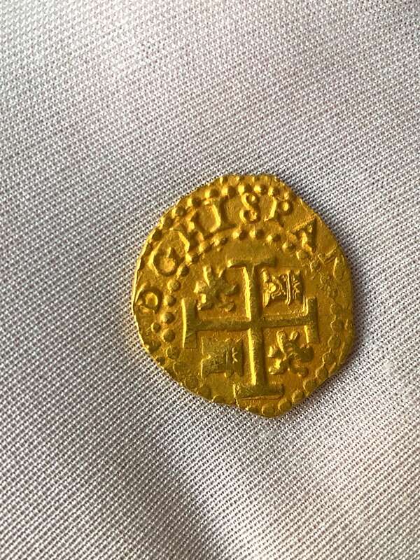 Peru 2 Escudos 1711 "From the 1715 Fleet Shipwreck" NGC 66 3