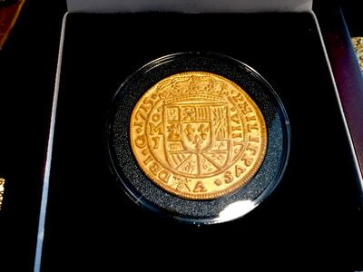 Mexico 1715 Fleet Royal Gold Electroplated Shipwreck Treasure Coin 4