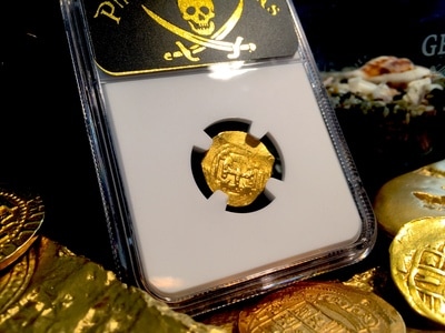 Mexico  1 Escudo  1690 "Jewel Cross 1715 Plate Fleet- 300th Anniversary Find"  NGC 55 3