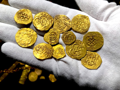 Spain 2 Escudo 1617 "Full Date" NGC 50 Pirate Gold Coins Treasure 3