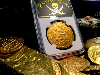 Spain 8 Escudos 1701 "Only 1 Known - Die Variety"  NGC 58 9