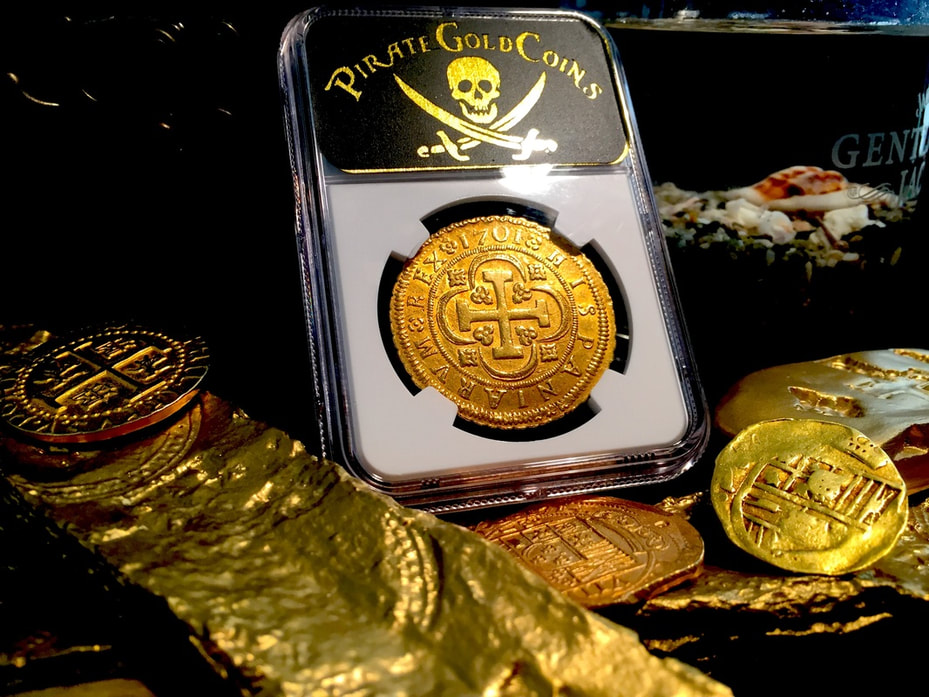 Spain 8 Escudos 1701 "Only 1 Known - Die Variety"  NGC 58