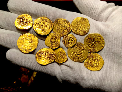 Spain 4 Reales 1616 "Dated" NGC 35​ Pirate Gold Coins 2