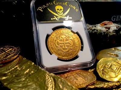 Spain 8 Escudos 1701 "Only 1 Known - Die Variety"  NGC 58 14