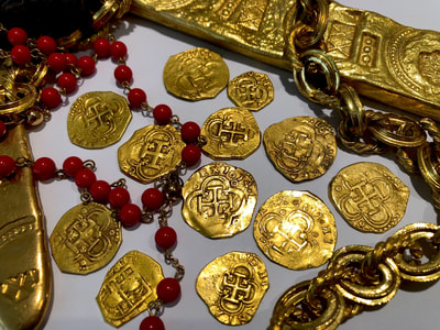 Spain 2 Escudo 1617 "Full Date" NGC 50 Pirate Gold Coins Treasure 19