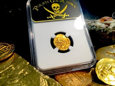 Mexico 1 Escudo 1714 (Dated) "1715 Plate Fleet Shipwreck"  NGC 63 6