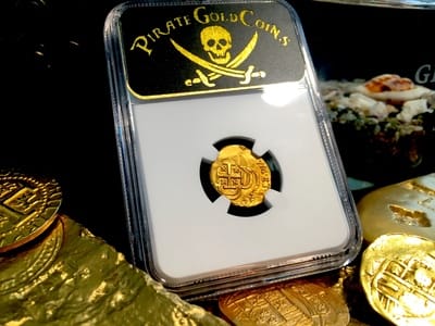 Mexico 1 Escudo 1714 (Dated) "1715 Plate Fleet Shipwreck"  NGC 63 7