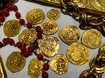 Spain 2 Escudo 1617 "Full Date" NGC 50 Pirate Gold Coins Treasure 20