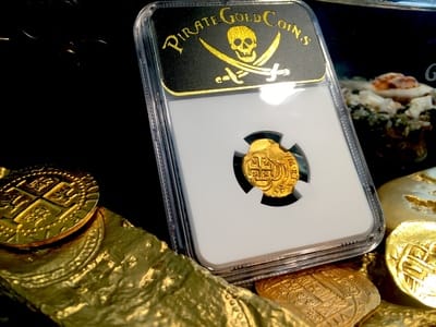 Mexico 1 Escudo 1714 (Dated) "1715 Plate Fleet Shipwreck"  NGC 63 8