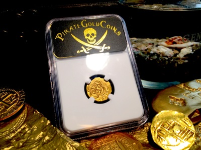 Mexico 1 Escudo 1714 "1715 Plate Fleet Shipwreck"  NGC 63 8