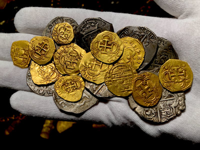 Spain 4 Reales 1615 "Full 4 Digit Date" NGC 35​ Pirate Gold Coins 3