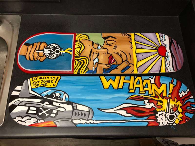 Treasure Paintings by JR Bissell: A Pirate Rendition of Roy Lichtenstein 3