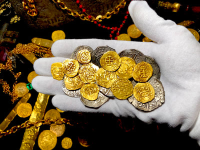 Spain 4 Reales 1615 "Full 4 Digit Date" NGC 35​ Pirate Gold Coins 10