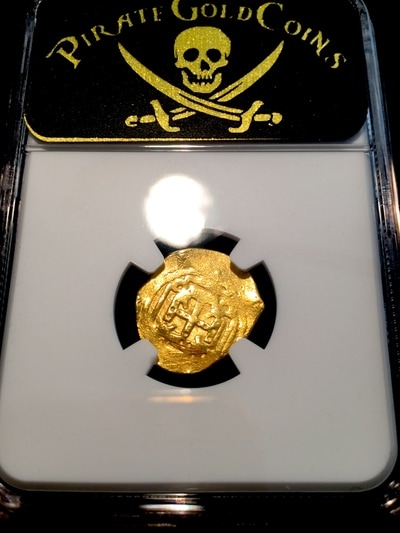 Mexico  1 Escudo  1690 "Jewel Cross 1715 Plate Fleet- 300th Anniversary Find"  NGC 55 4