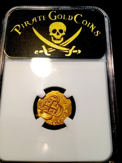 Mexico 1 Escudo 1714 "1715 Plate Fleet Shipwreck"  NGC 63 15