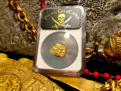 Mexico 1 Escudo 1704 "Dated! 1715 Plate Fleet Shipwreck" NGC 61 10