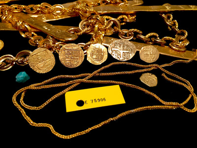 Gold Chain 1715 Plate Fleet Artifact Queen's Jewels Artifact Relic 4