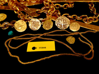 Gold Chain 1715 Plate Fleet Artifact Queen's Jewels Artifact Relic 7