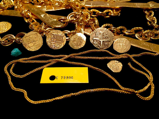 Gold Chain 1715 Plate Fleet Artifact Queen's Jewels Artifact Relic