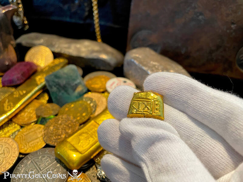 Golden Fleece 1550 Shipwreck Gold Bar Clip (14.24 grams) 3