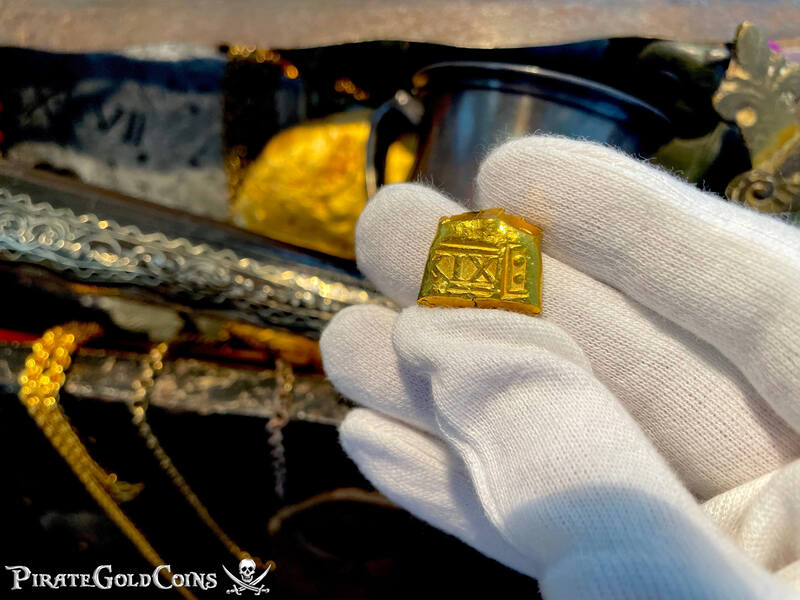 Golden Fleece 1550 Shipwreck Gold Bar Clip (14.24 grams) 6