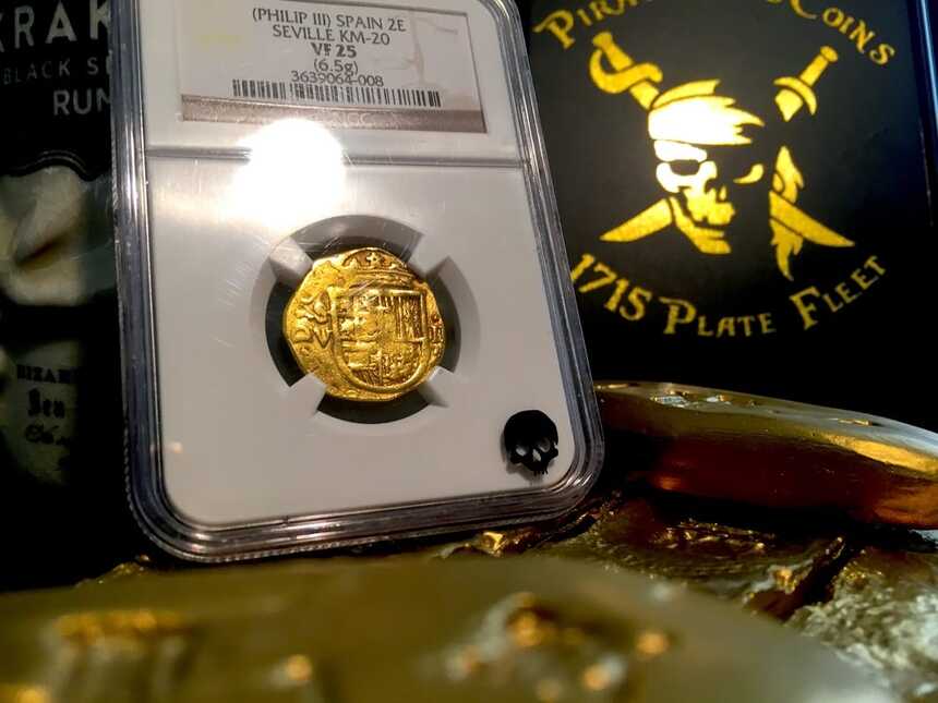 Spain 2 Escudos 1598-1621  "Philip III"  NGC 25