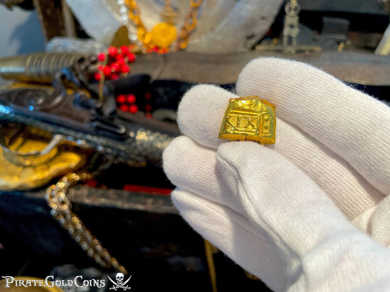 Golden Fleece 1550 Shipwreck Gold Bar Clip (14.24 grams) 12